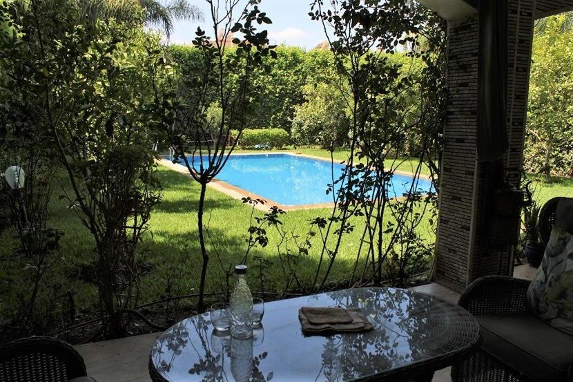 Magnifique Villa Avec Piscine Chauffee Que Pour Famille Marrakesh Exterior photo
